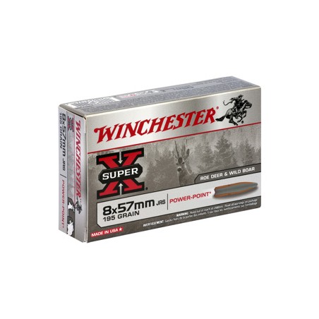 WINCHESTER CART. POWER POINT CAL. 8X57 JRS 195GR