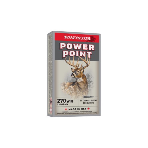 WINCHESTER CART. POWER POINT CAL. 270 WIN 130GR