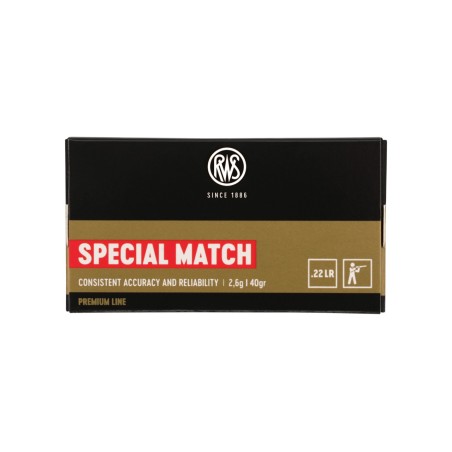 RWS 22 LR SPECIAL MATCH 2.6 G 40GR