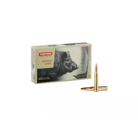 NORMA CARTOUCHE 30-06 SPRING 11.7 G 180 GR PPDC PLASTIC POINT BTE 20