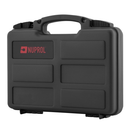 NUPROL MALETTE POUR ARME DE POING MOUSSE PREDECOUPEE NOIRE