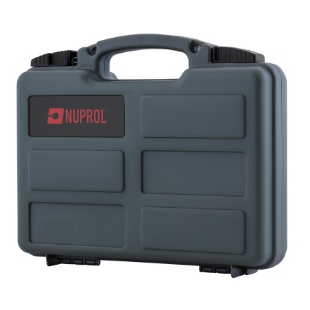 NUPROL MALETTE POUR ARME DE POING MOUSSE PREDECOUPEE GRISE