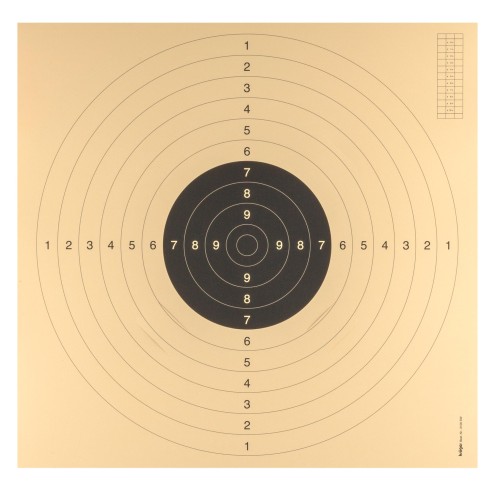 cartons-cibles C50 55 x 53 cm avec encoches