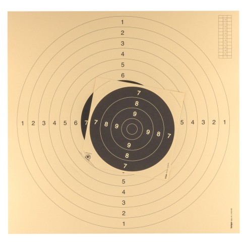 cartons-cibles C50 55 x 53 cm avec encoches