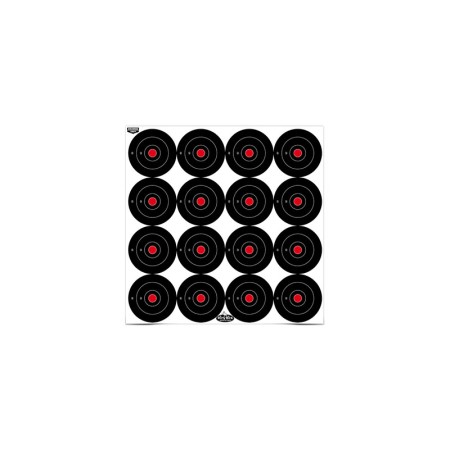 DIRTY BIRD LOT DE 12 CIBLES BULL'EYE 7.62 CM