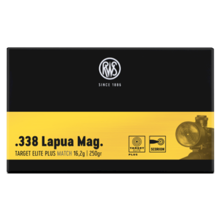 RWS 338 LAPUA MAG 16.2G 250GR ELITE MATCH + 20 PCS