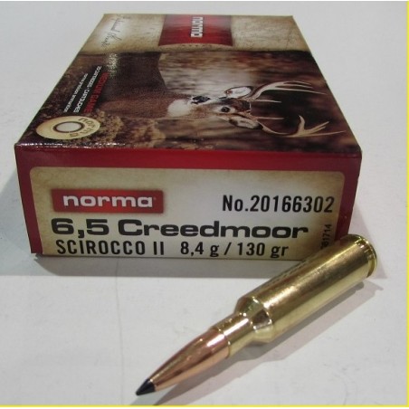 NORMA 6,5 Creedmoor Swift Scirocco 8,4g/130gr