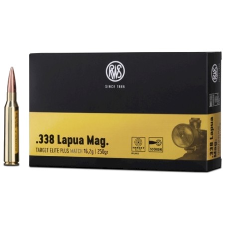 RWS 338 LAPUA MAG 16.2G 250GR ELITE MATCH + 20 PCS