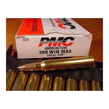 PMC AMMUNITION 300 WIN MAG 150 GR PSP