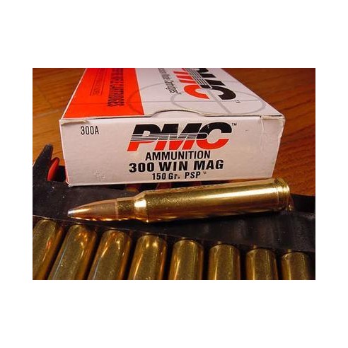 PMC AMMUNITION 300 WIN MAG 150 GR PSP