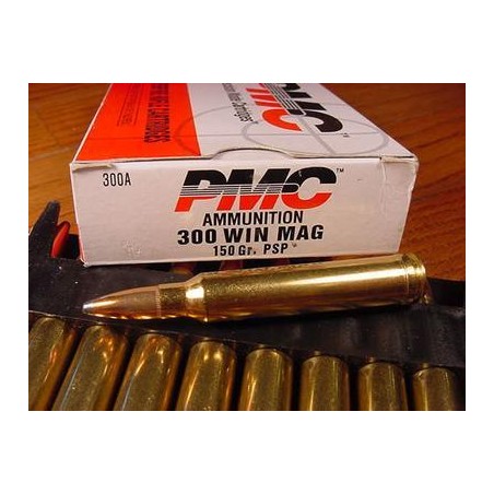 PMC AMMUNITION 300 WIN MAG 150 GR PSP
