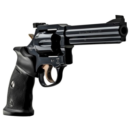MR 73 SPORT 5"1/4 CAL 357/38 DOUBLE ACTION POIGNEE TRAUSH FINITION POLIGLASS