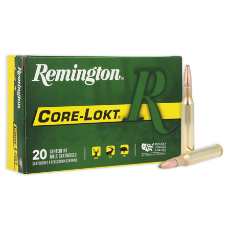 MUNITIONS REMINGTON CORE-LOKT 270WIN 100GR