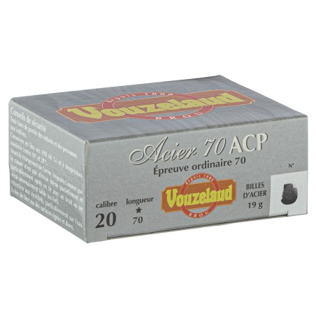CARTOUCHES VOUZELAND Acier 70 ACP Hautes Performan N4