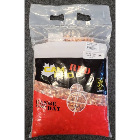 Projectile plomb cuivrés 9mm 125gr RN FCP 355 Cam Pro RED sachet de 1000