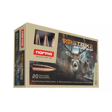 NORMA TIPSTRIKE CAL. 7 MM REM MAG 160GR 10,4G