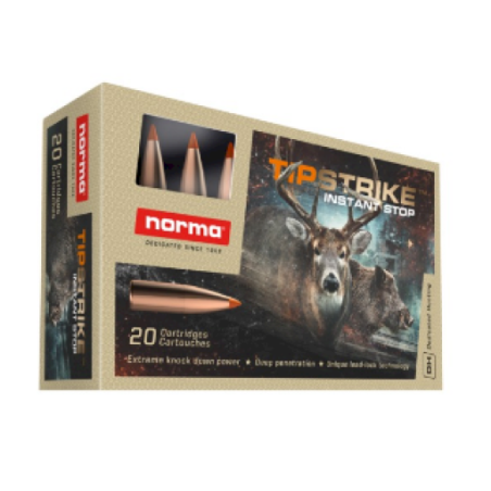 NORMA cal.270wsm tipstrike 9.1g 140gr par 20