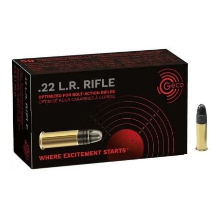 GECO CART. RIFLE CAL. .22 LR LRN 40GR 259 G BTE 50