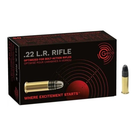 GECO CART. RIFLE CAL. .22 LR LRN 40GR 259 G BTE 50