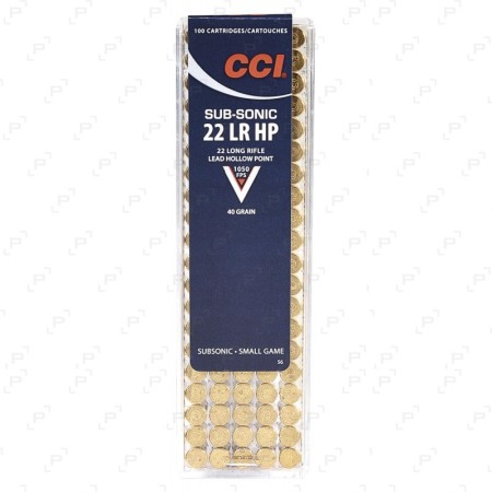 CCI CART. SUBSONIC HP CAL. .22 LR