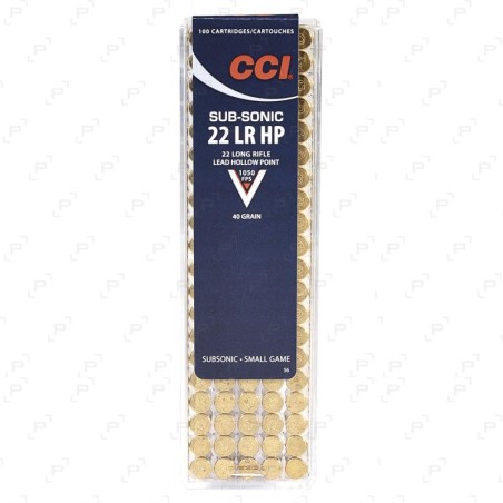 CCI CART. SUBSONIC HP CAL. .22 LR