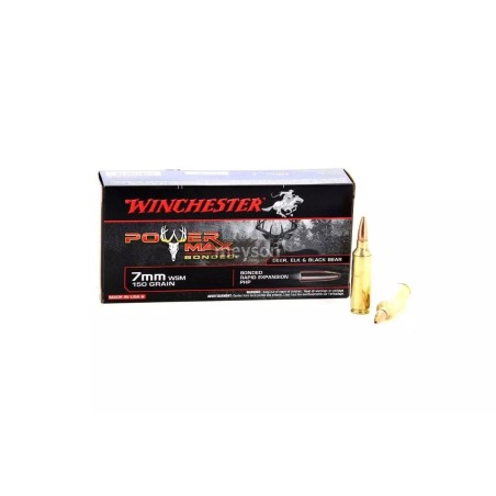 WINCHESTER CART. POWER MAX BONDED CAL. 7 MM WSM 150 GR