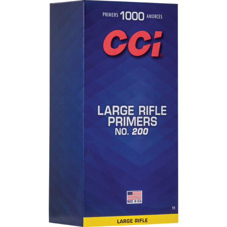 CCI AMORCES 200 LARGE RIFLE BOXER STANDARD *1000