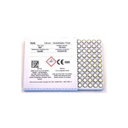 AMORCES RWS BOXER SINOXID 5337 LARGE PISTOL