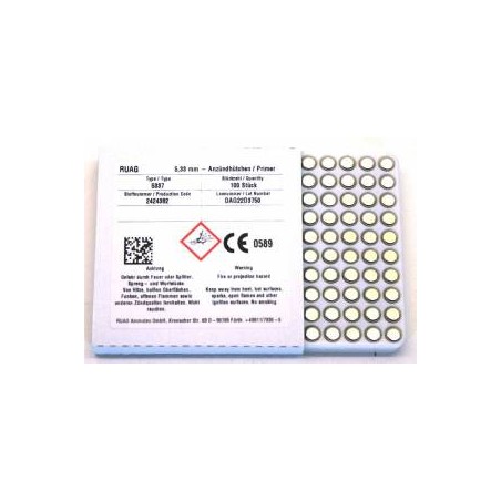 AMORCES RWS BOXER SINOXID 5337 LARGE PISTOL