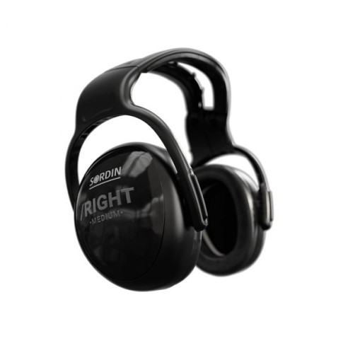 SORDIN CASQUE PASSIF LEFT/RIGHT NOIR MOYEN