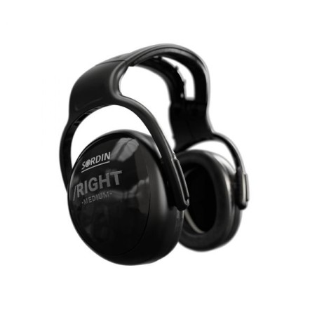 SORDIN CASQUE PASSIF LEFT/RIGHT NOIR MOYEN