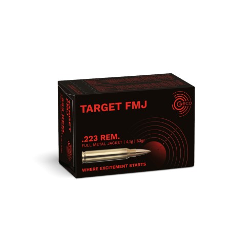 GECO 223 REM TARGET FMJ 63GR 41 G BTE