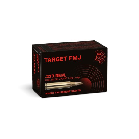 GECO 223 REM TARGET FMJ 63GR 41 G BTE